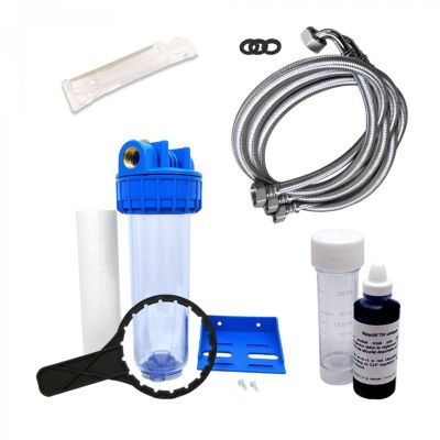 Adoucisseur D'eau 25l Vanne Fleck 5600 Mv Complet Bac Blanc - Kit Essentiel