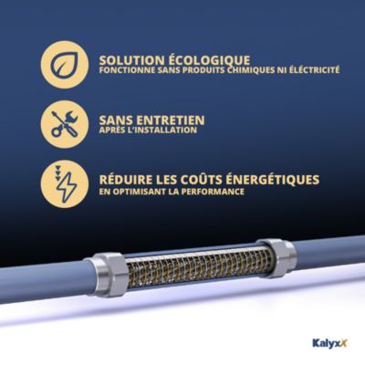 Adoucisseur d'eau Anticalcaire innovant IPS Kalyxx RedLine G3/4 femelle (IPSKXRG34)