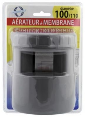 Aérateur à membrane Ø100 mm Interplast