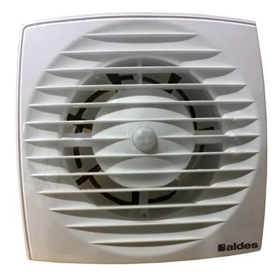 Aérateur avec détecteur de présence design Aldes ø100 mm, 70m3