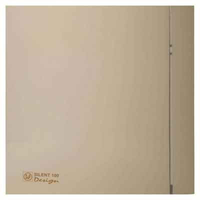Aérateur ultra silencieux S&P Silent Design 100 CZ Champagne ø100 mm