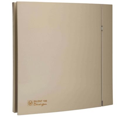 Aérateur ultra silencieux S&P Silent Design 100 CZ Champagne ø100 mm