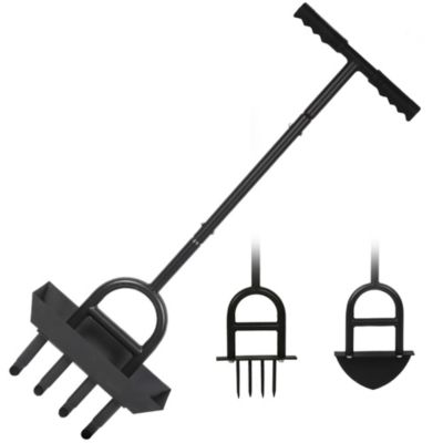 Aeroforge - Kit aérateur pelouse 3 en 1 revitalisez votre gazon avec outils pro et bac de rangement élégant