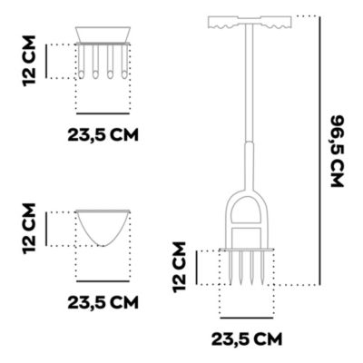 Aeroforge - Kit aérateur pelouse 3 en 1 revitalisez votre gazon avec outils pro et bac de rangement élégant