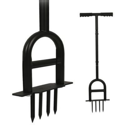 Aeroforge - Kit aérateur pelouse 3 en 1 revitalisez votre gazon avec outils pro et bac de rangement élégant