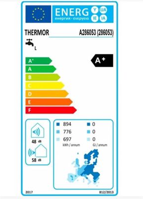 Aeromax 6 stable - 600x1906 mm- COP: 3,7 - 240 L - THERMOR