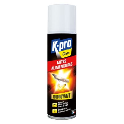 Aerosol anti-mites alimentaires foudroyant Kapo Choc 250ml