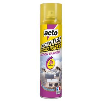 Aérosol barrière moustiques et moustiques tigres Acto 500ml