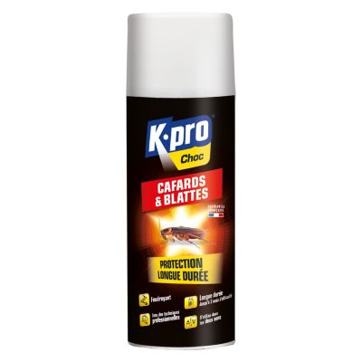 Aérosol Black contre blattes et cafards 400ml