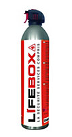 Aérosol d'extinction incendie eau + mousse Lifebox 750 ml