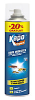 Aérosol tous insectes Kapo 500ml + 20% gratuit