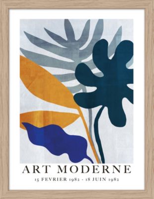 Affiche Art moderne bleu Dada Art l.30 x H.40 cm