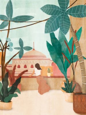 Affiche balcon Dada Art l.30 x H.40 cm multicolore