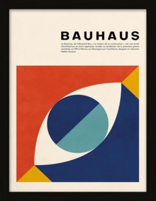 Affiche Bauhaus multicouleurs l.30 x H.40cm Dada Art