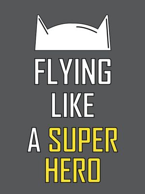Affiche décorative Super Héro l.30 x H.40 cm