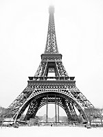 Affiche décorative Tour Eiffel l.30 x H.40 cm