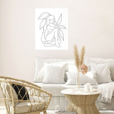 Affiche femme assise Dada Art l.40 x H.50 cm