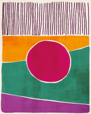 Affiche formes colorées l.24 x l.30 cm Dada Art