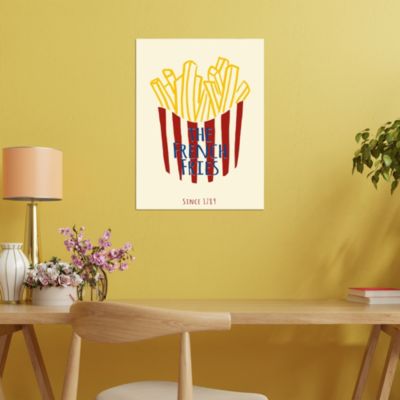 Affiche frite " the French fries " l.30 x H.40 cm Dada Art