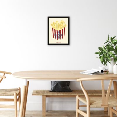 Affiche frite " the French fries " l.30 x H.40 cm Dada Art