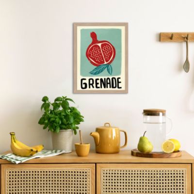 Affiche fruit grenade l.30 x l.40 cm Dada Art