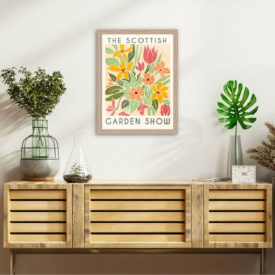 Affiche " Garden show " multicouleurs l.30 x H.40 cm Dada Art