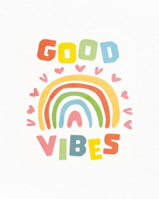 Affiche good vibes l.24 x l.30 cm Dada Art