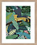 Affiche léopard multicouleur Dada Art l.30 x H.40 cm