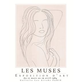 Affiche " les muses " l.30 x H.40 cm Dada Art