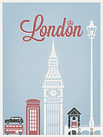 Affiche London 40 x 50 cm
