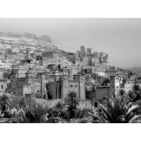 Affiche Maroc City noir Dada Art l.60 x H.80 cm