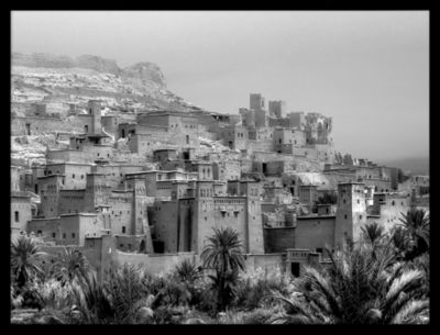 Affiche Maroc City noir Dada Art l.60 x H.80 cm