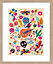 Affiche Mexico multicouleur Dada Art l.30 x H.40 cm