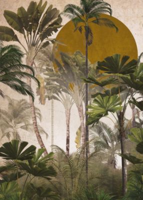 Affiche palmiers tropicaux L.40 x H.50cm Dada Art