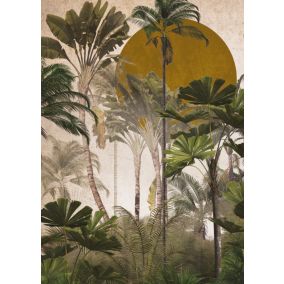 Affiche palmiers tropicaux L.40 x H.50cm Dada Art