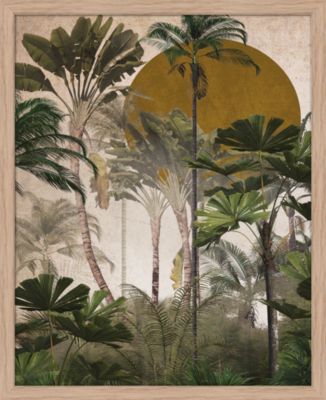 Affiche palmiers tropicaux L.40 x H.50cm Dada Art