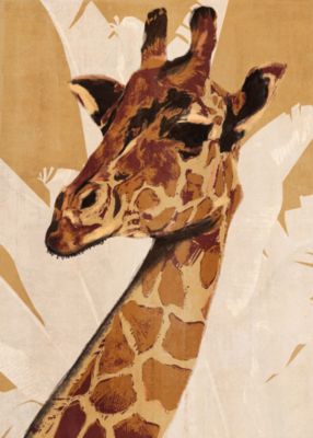 Affiche portrait girafe L.40 x H.50cm Dada Art