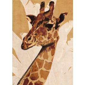 Affiche portrait girafe L.40 x H.50cm Dada Art