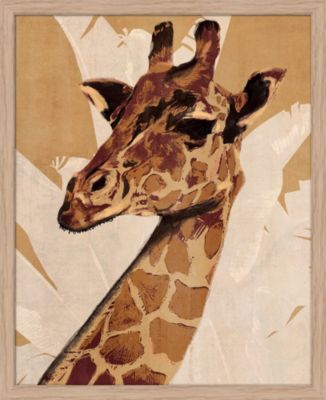 Affiche portrait girafe L.40 x H.50cm Dada Art