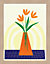 Affiche Vase , fleurs, nature l.30 x H.40 cm multicolore