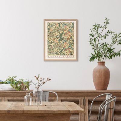 Affiche William Morris jaune Dada Art l.40 x H.50 cm