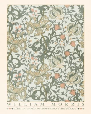 Affiche William Morris l'art du motif du mouvement art & craft botanique Dada Art l.40 x H.50 cm
