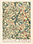 Affiche William Morris motifs, exposition, fleurs, feuilles l.30 x H.40 cm multicolore