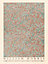 Affiche William Morris motifs, exposition, fleurs, feuilles l.30 x H.40 cm multicolore