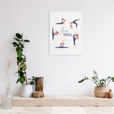 Affiche yoga Dada Art l.60 x H.80 cm