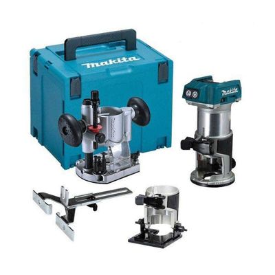 Affleureuse 18V BL -solo- sans base déportée Makita DRT50ZJX2