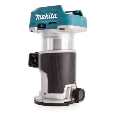Affleureuse 18V BL -solo- sans base déportée Makita DRT50ZJX2
