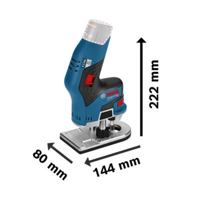 Affleureuse Bosch pro GKF12V-8 sans batterie