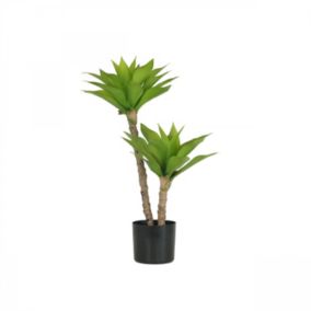 Agave artificiel en pot  vert 80cm