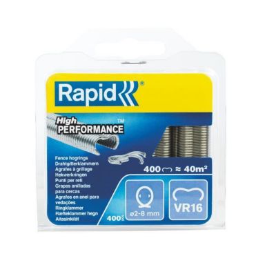 Agrafes à grillage VR16 Rapid Agraf galvas 400 agr